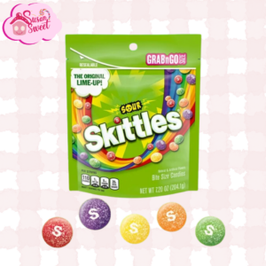 SKITTLES Sour Gummies Stand Up Pouch