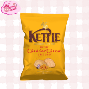 KETTLE Mature Cheddar & Red Onion Chips