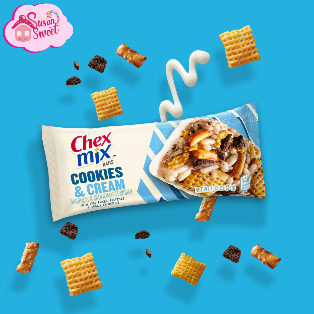 Chex Mix Cookies & Cream Treat Bars